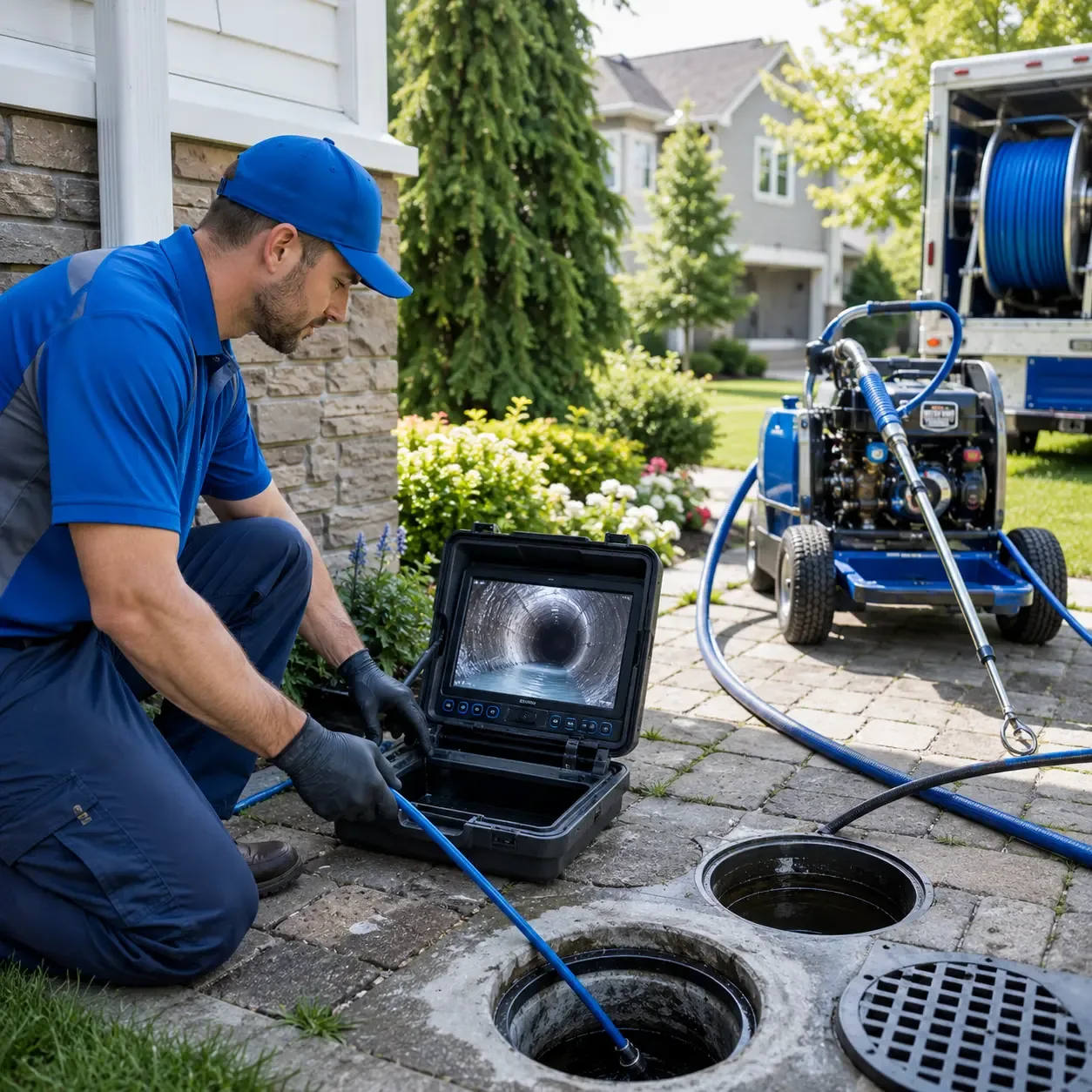Outdoor drain cleaning professionals serving Dennis, TX